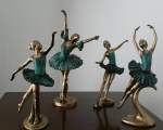 مجسمه های 4 تایی رقص باله